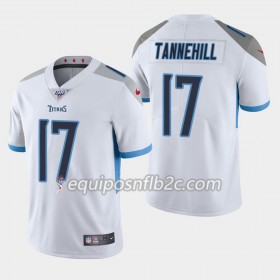 Camiseta Hombre NFL Tennessee Titans Ryan Tannehill 17 Nike Blanco 100th